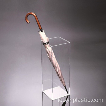Custom Clear Acrylic Umbrella Stand ຜູ້ຖື Umbrella
